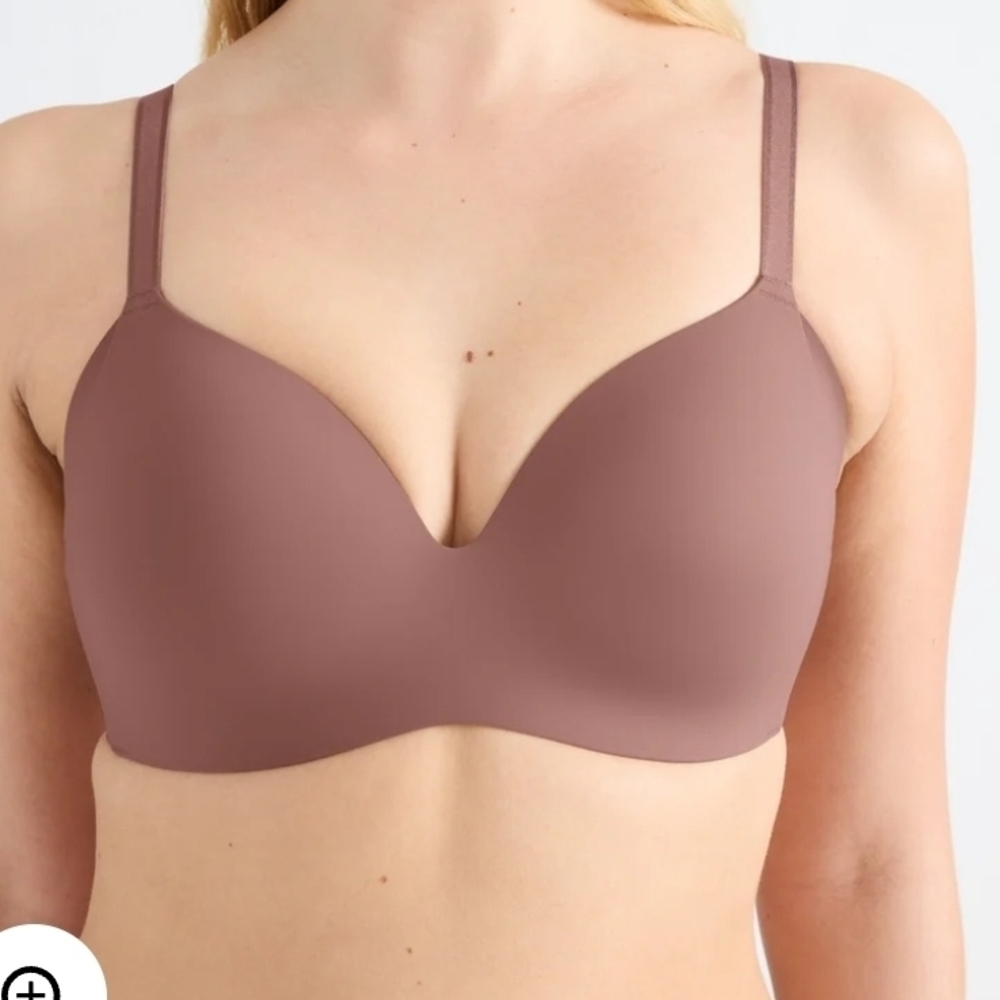Knix Nude Seamless Wireless Bra | Invisible T-Shirt Bra Smooth Support Comfort